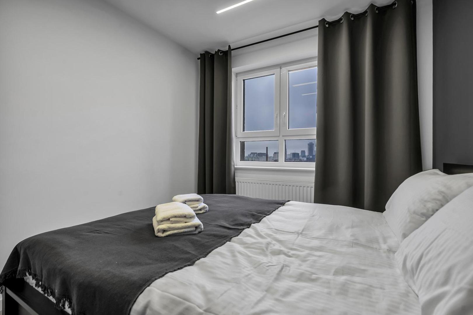 12Th Floor Wola Modern Apartment وارسو المظهر الخارجي الصورة